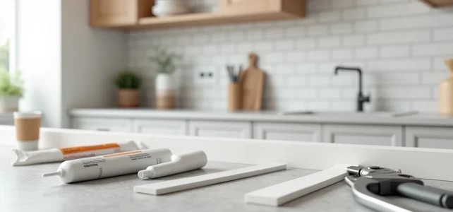 10 astuces pour combler l’espace entre un mur et un plan de travail
